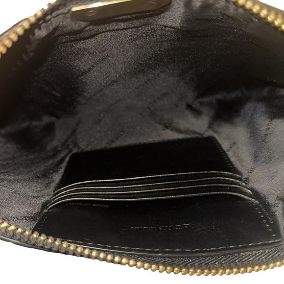 BURBERRY PEYTON EMBOSSED LEATHER CROSSBODY Bag - Picture 5 of 7